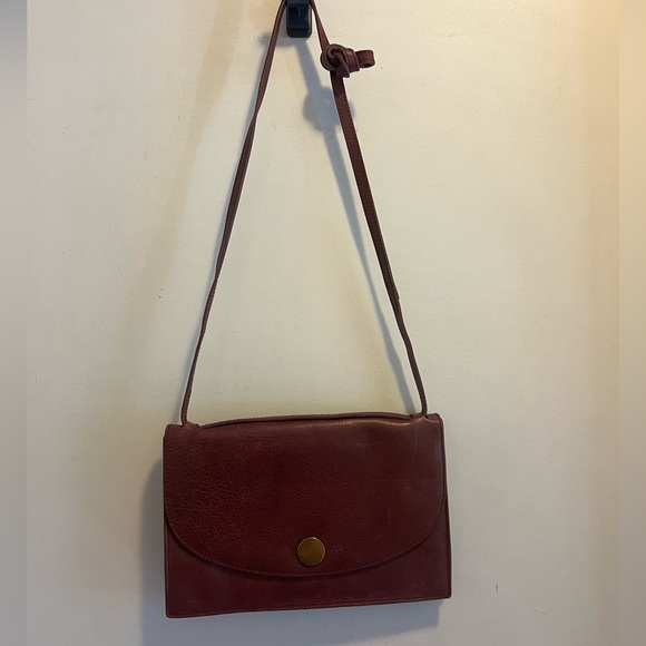 Madewell Burgundy Convertible Crossbody Purse - Picture 4 of 16